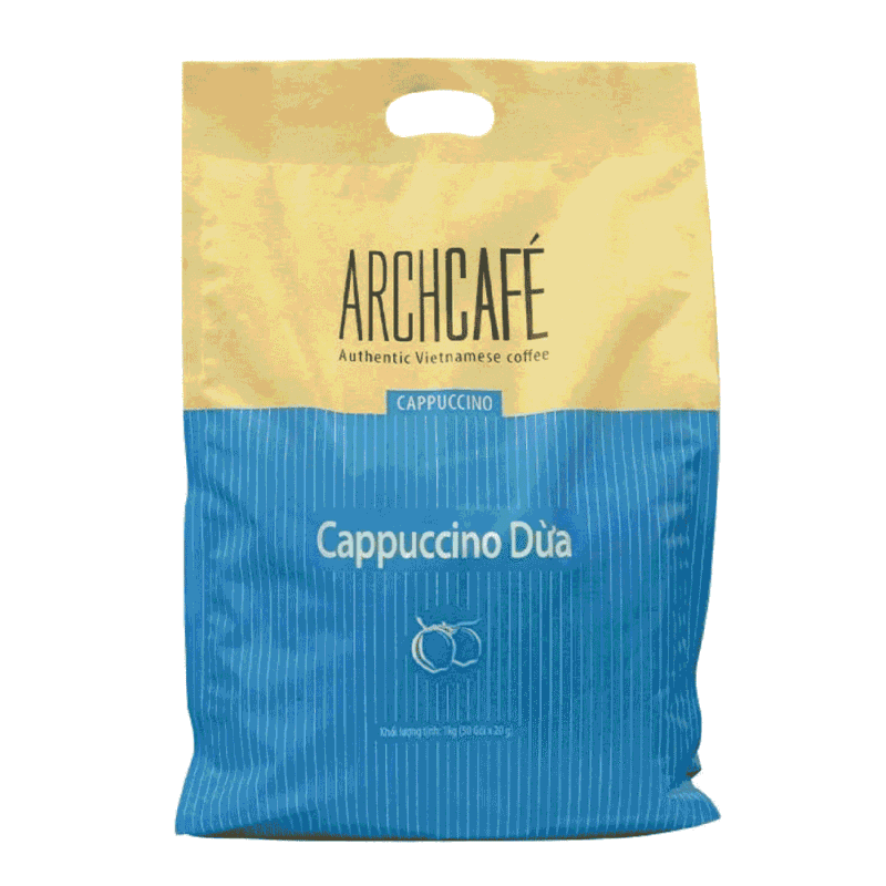 아크카페 코코넛 카푸치노 커피, 20g씩 50개입 (Cà phê Capuchino dừa Archcafe 50 gói x 20g)