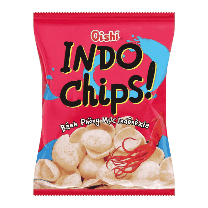 A-오이시 오징어 스낵 32g (Snack Oishi phòng mực 32g)