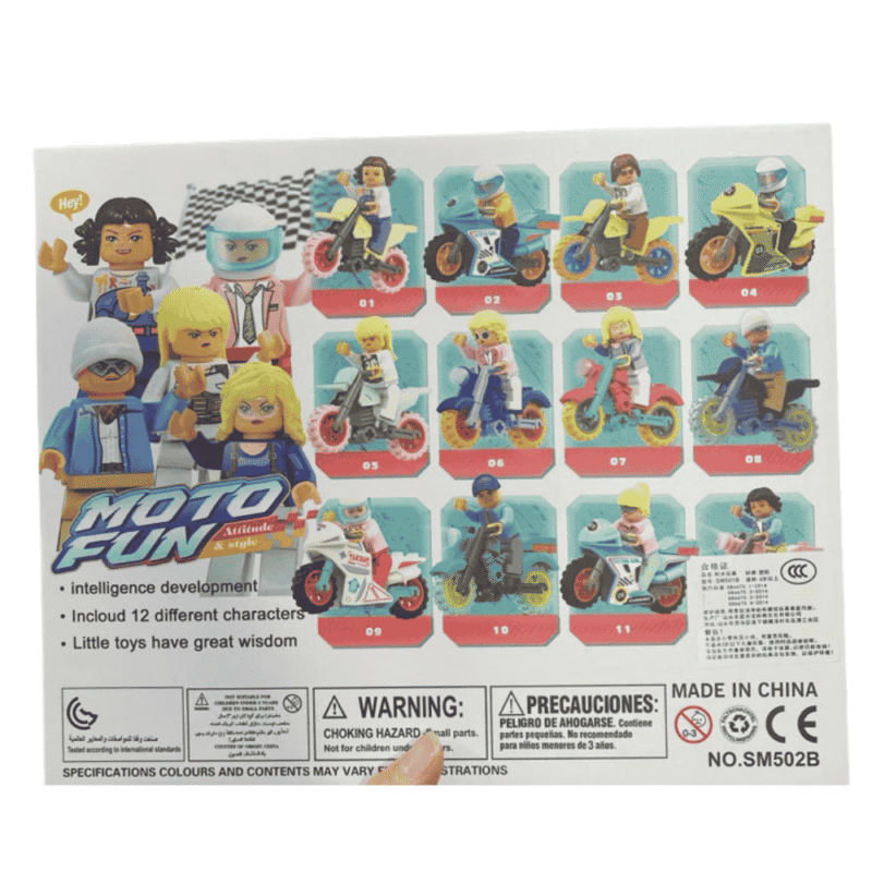 K-모토펀 12-in-1 조립 블록 장난감 (Đồ chơi xếp hình khối 12in1 Moto Fun)