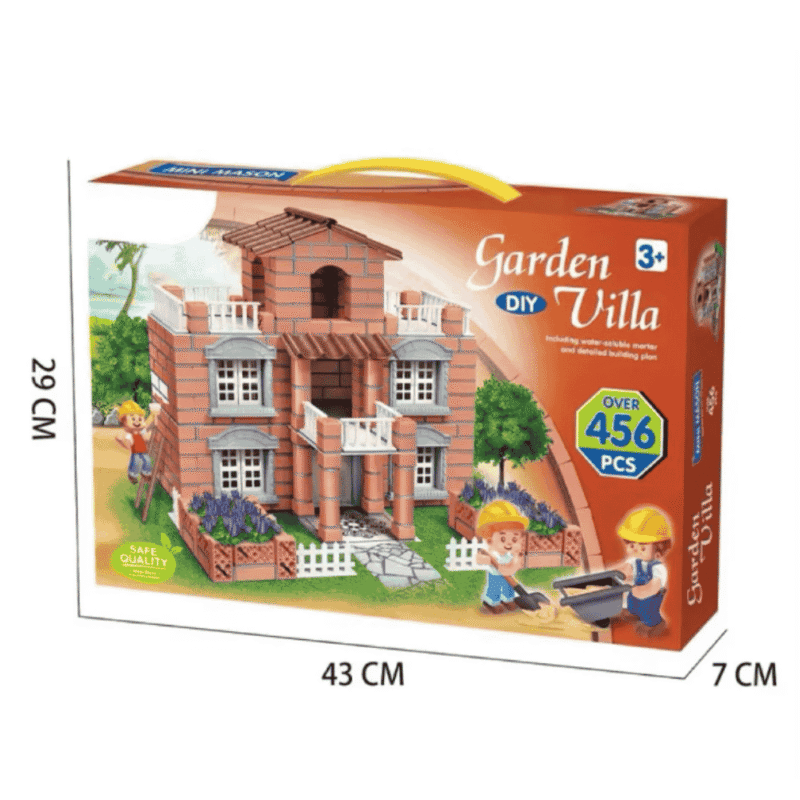 K-플라스틱과 시멘트 가루로 만든 미니 벽돌집 조립 장난감, 재사용 가능, 벽돌 쌓기 조립 장난감 (Đồ Chơi Xây Nhà Gạch Mini Bằng Nhựa Xi Măng Làm Bằng Bột Có Thể Chơi Lại Nhiều Lần, Đồ Chơi Lắp Ráp Xây Nhà Bằng Gạch)