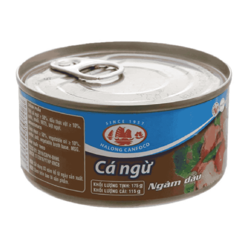 A-하롱 참치 통조림 (기름에 절인) 175g (Cá ngừ ngâm dầu Hạ Long 175g)