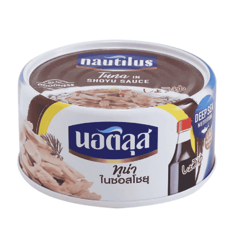 A-일본 간장에 절인 앵무조개 참치 165g (Cá ngừ sốt nước tương nhật Nautilus 165g)