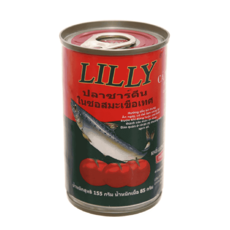 A-릴리 청어 토마토 소스 155g (Cá trích sốt cà Lilly 155g)