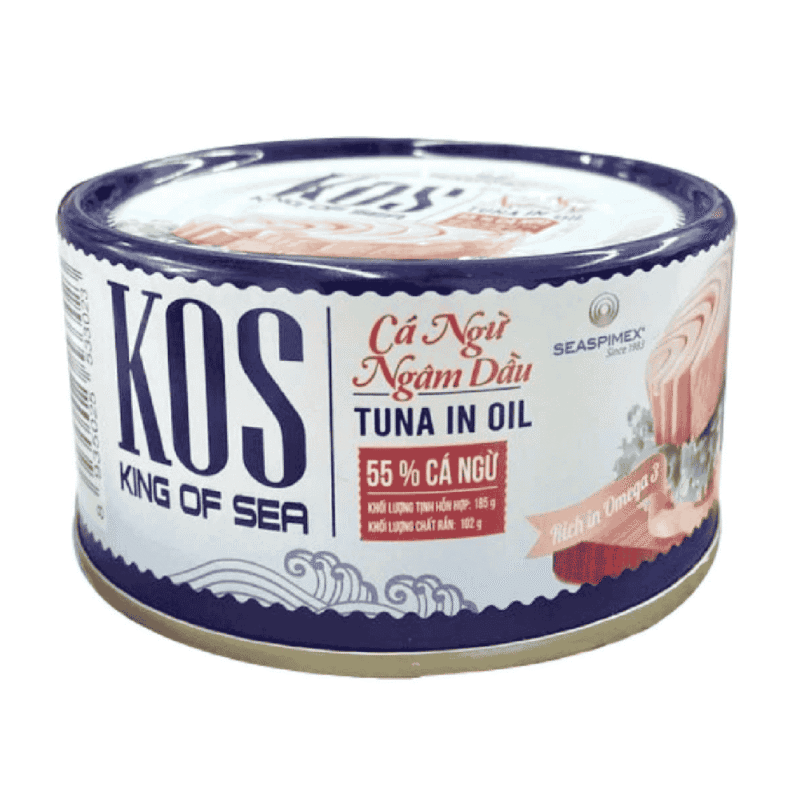 A-Seaspimex 통조림 참치 (기름에 절인) 185g (Cá ngừ ngâm dầu Seaspimex 185g)