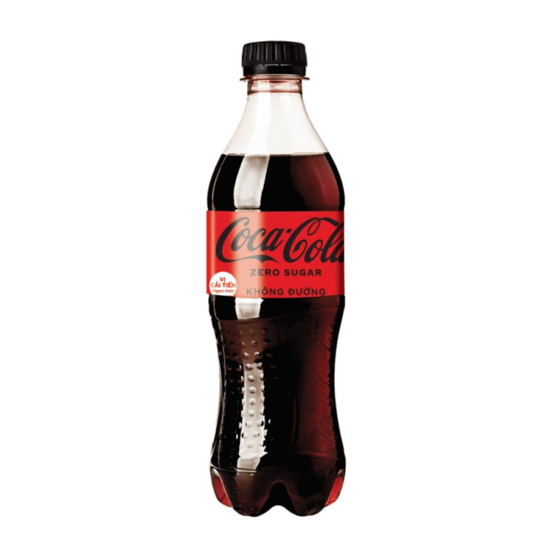 A-코카콜라 제로 탄산음료, 390ml 병 (Nước ngọt Coca-Cola Zero chai 390ml)