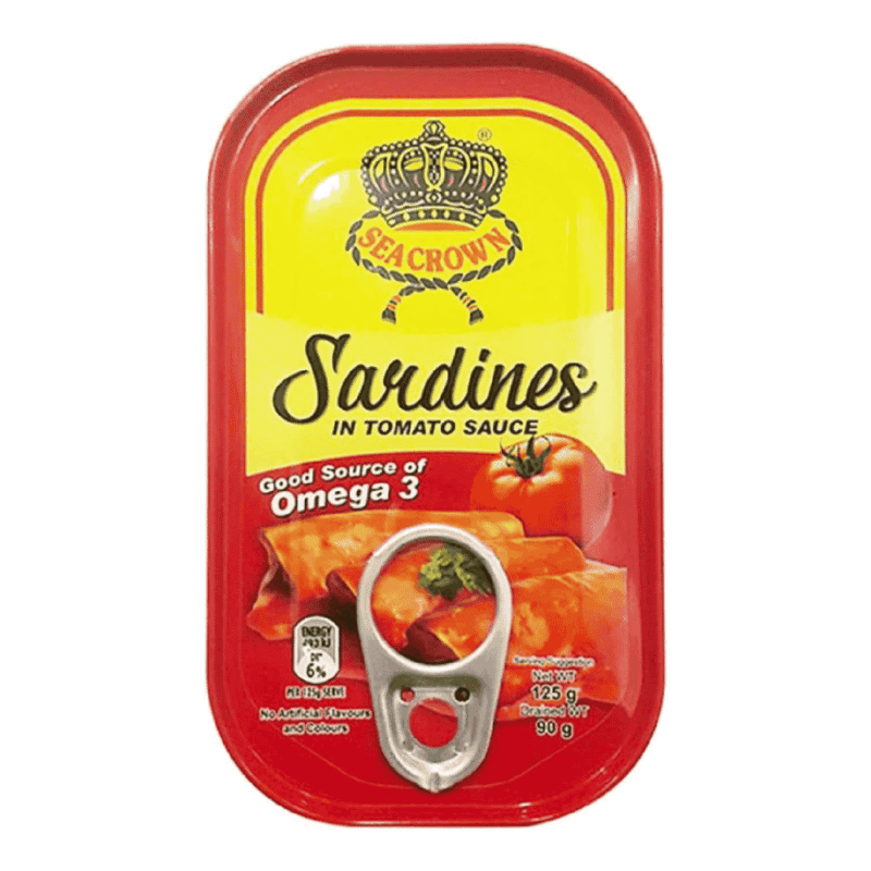 A-토마토 소스에 담긴 바다청어 125g (Cá trích sốt cà Sea Crown 125g)