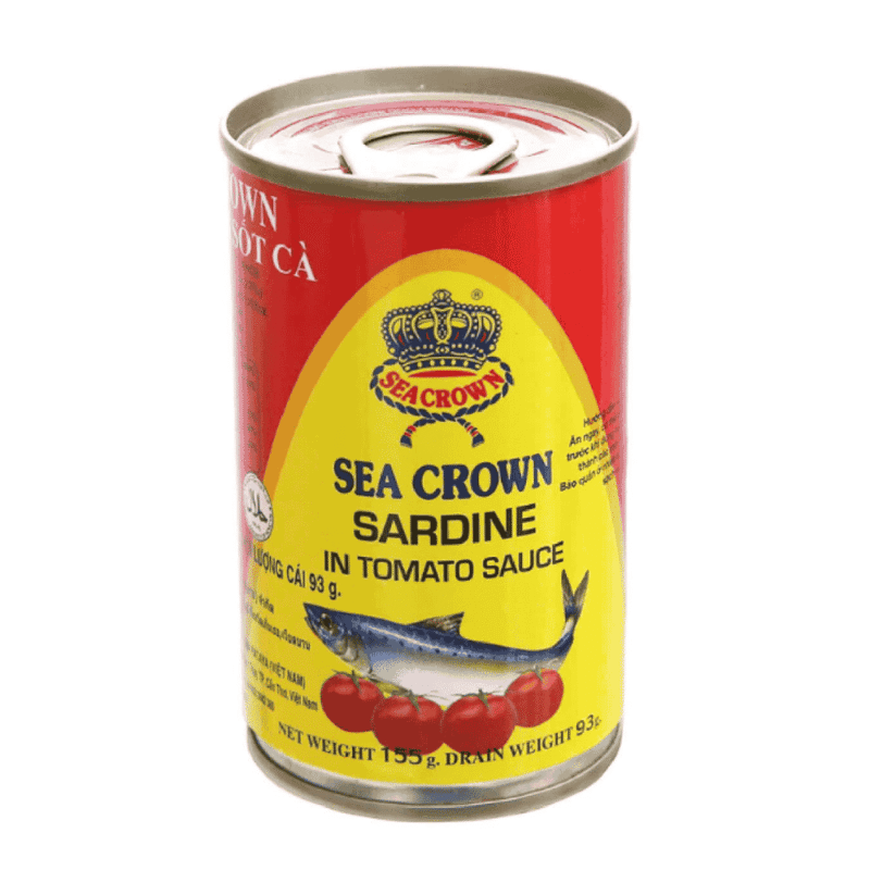 A-토마토 소스에 담긴 바다청어 155g (Cá trích sốt cà Sea Crown 155g)