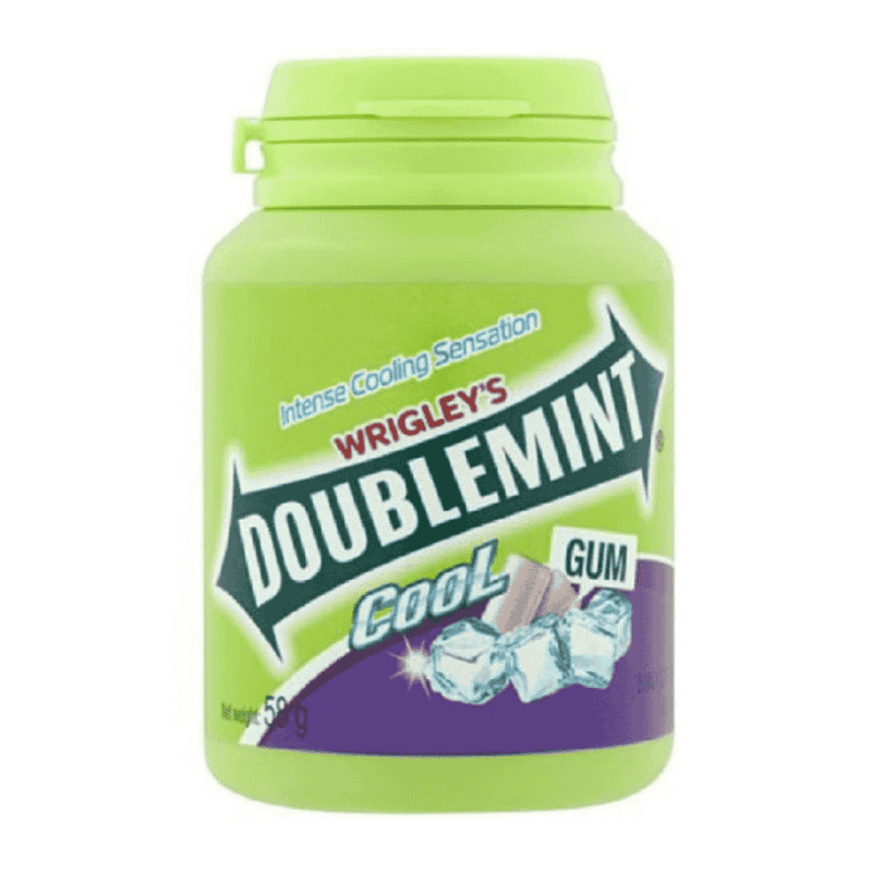 A-더블민트 페퍼민트 포도맛 츄잉껌 58.4g (Kẹo gum Doublemint Peppermint hương nho 58.4g)