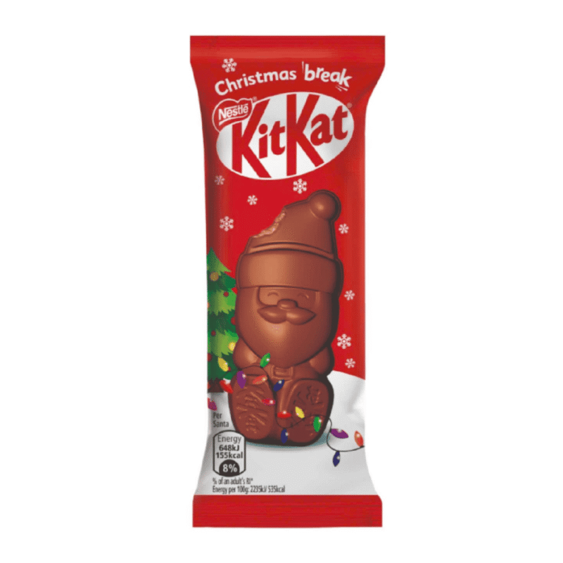 A-네슬레 킷캣 산타 밀크 초콜릿 캔디 29g (Kẹo socola sữa Nestle Kitkat santa 29g)