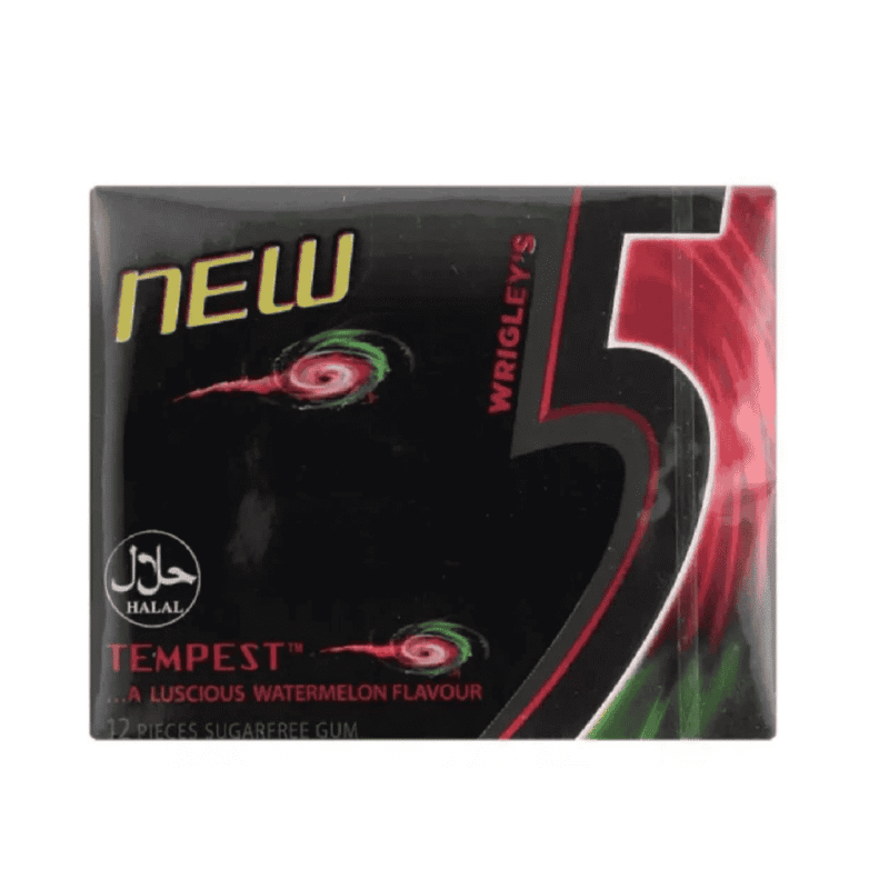 A-리글리 5호 무설탕 수박맛 껌 32g (Kẹo gum không đường Wrigley No.5 hương dưa hấu 32g)
