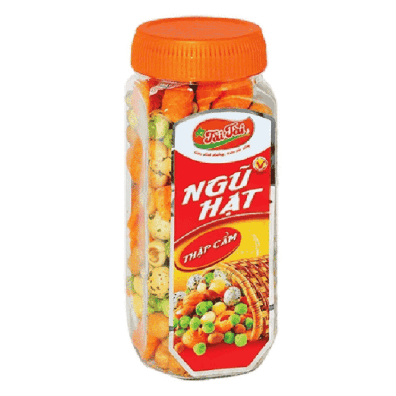 A-타이타이 믹스넛 190g 병 (Đậu phộng ngũ hạt thập cẩm Tài Tài hũ 190g)