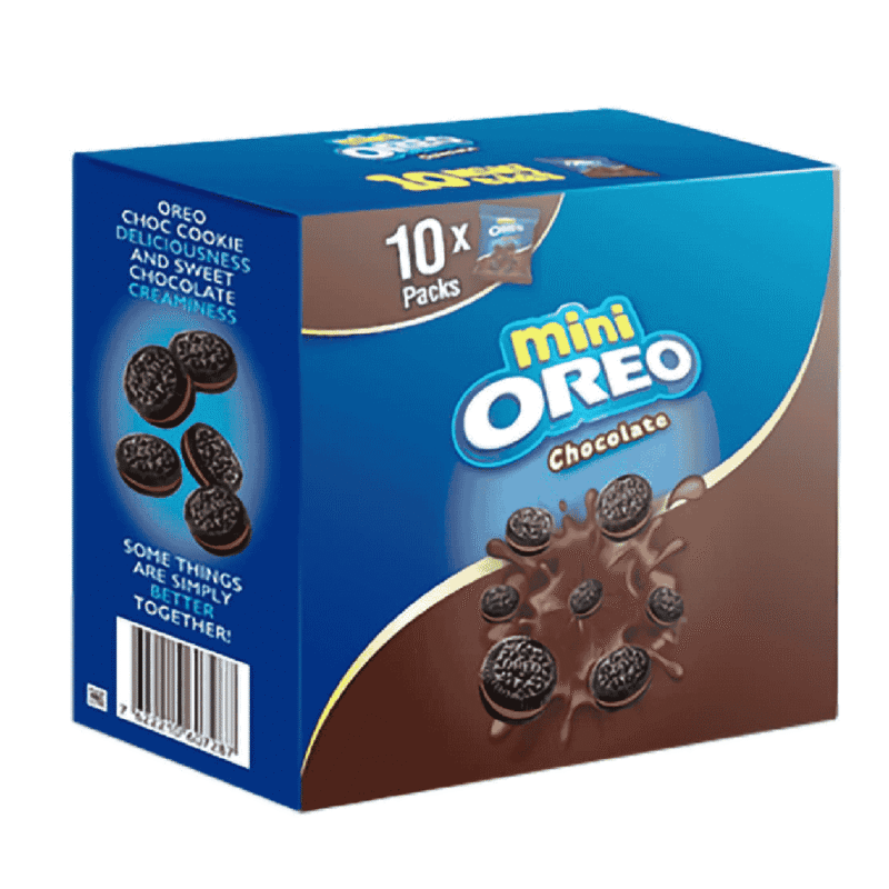 A-미니 오레오 초콜릿 쿠키, 10개입 (각 20.4g) (Bánh quy Oreo mini vị socola hộp 10 x 20.4G)