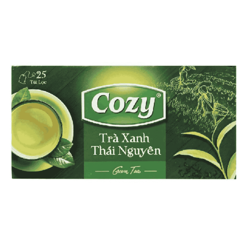 A-아늑한 타이 응우옌 차, 2g 티백 25개입 (Trà Thái Nguyên Cozy 25 gói x2g)