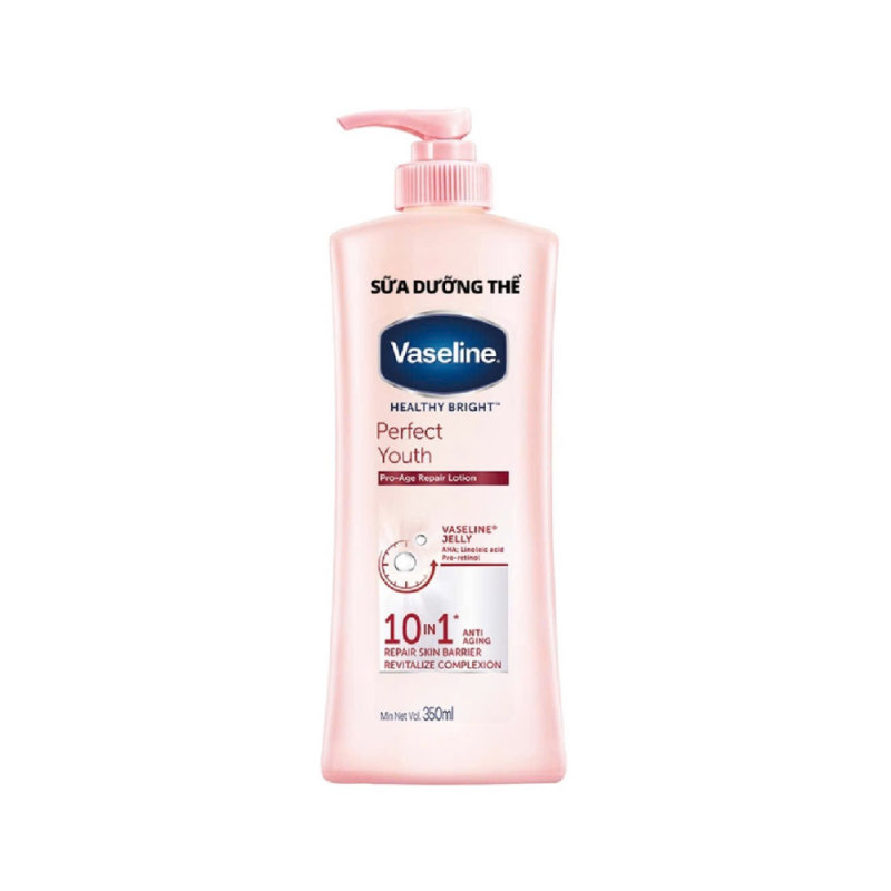 A-Vaseline Perfect Youth 바디 로션 350ml ( Sữa dưỡng thể Vaseline Perfect Youth 350ml)