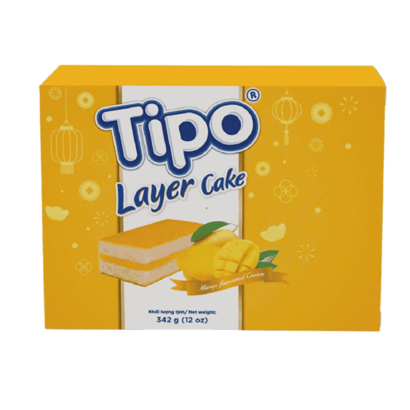 A-티포 망고 크림 스펀지 케이크 342g (Bánh bông lan Tipo kem xoài 342g)