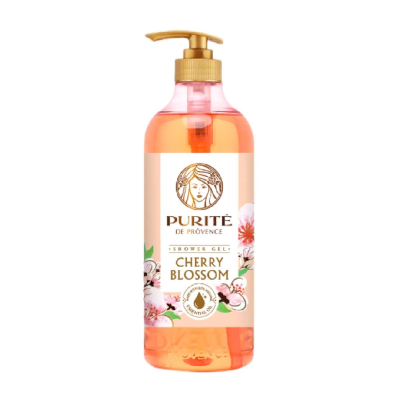 A-Purite 벚꽃 샤워젤 1.1L (Sữa tắm Purite hoa anh đào 1.1 Lít)