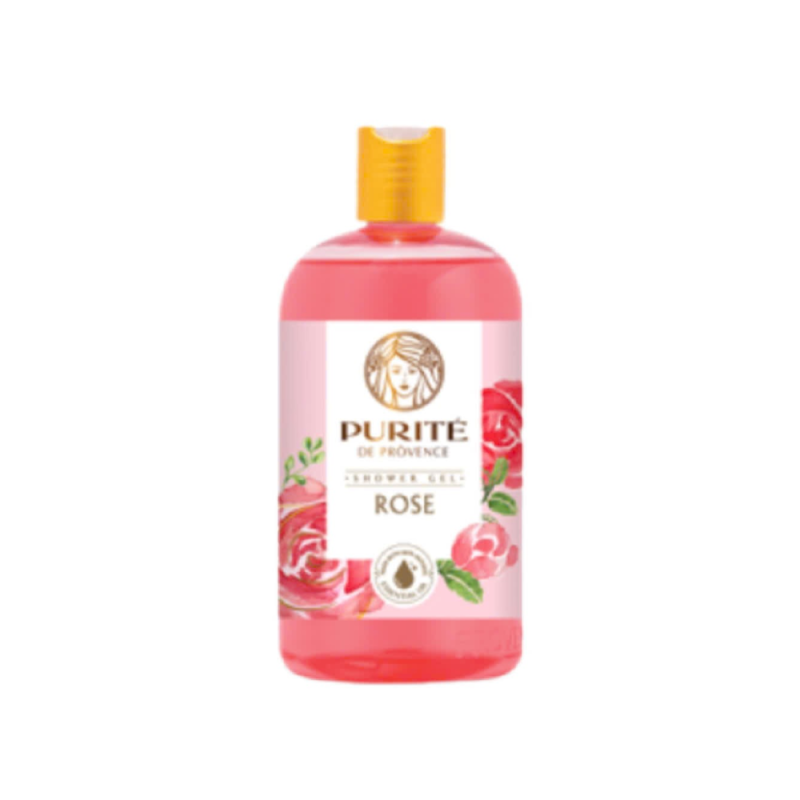 A-Purite 장미 향 샤워젤 500ml (Sữa tắm mềm mịn Purite hoa hồng 500ml)