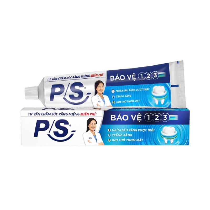 A-P/S "123 종합 보호" 치약 230G (Kem đánh răng P/S bảo vệ 123 toàn diện 230g)