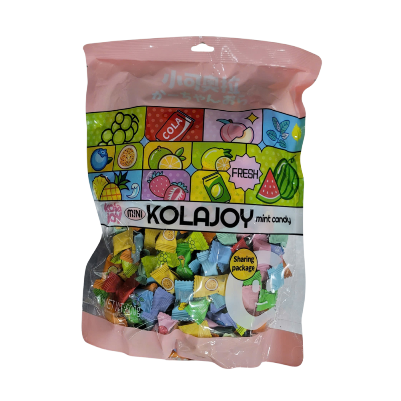 샤오커오라 정품 비타민C 민트 과일 믹스 베트남 무설탕 사탕 캔디 500G  ( kẹo trái cây kolajoy 500g)