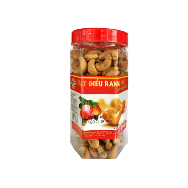 A-Tuấn Đạt 소금에 절인 구운 캐슈넛 330G ( Hạt điều muối Tuấn Đạt 330g)