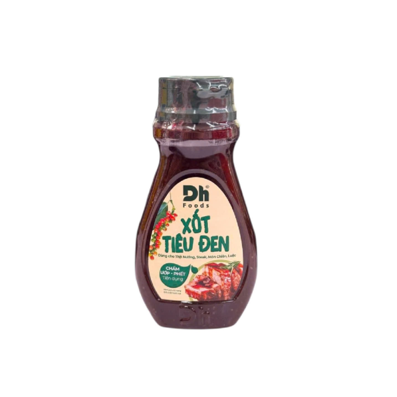 A-Dh Food 검은 후추 소금 200G (Sốt tiêu đen Dh Foods chai 200g)