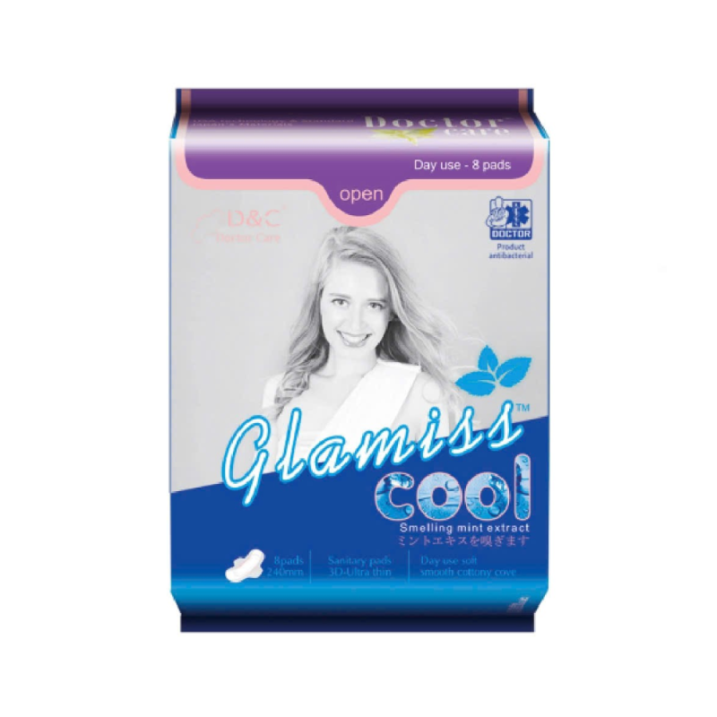 A-Glamiss Cool 주간 생리대 8매 (Băng vệ sinh Glamiss Cool  ban ngày 8 miếng)