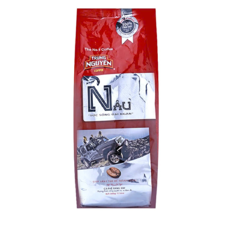 A-Cafe TRUNG NGUYÊN 브라운 바이탈리티 커피 500G (Cà phê Trung Nguyên sức sống Nâu 500g)