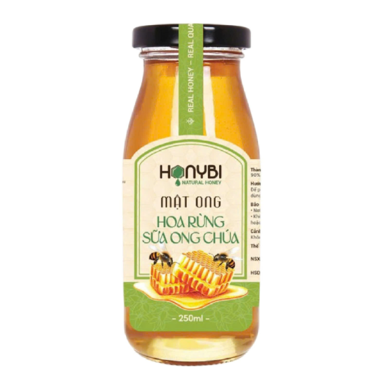 A-Honybi 야생화 꿀 로얄 젤리 250ml (Mật ong Honybi hoa rừng sữa ong chúa 250ml)