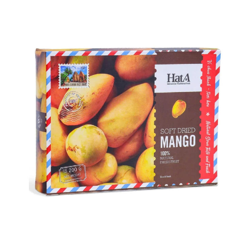 A-Hata 말린 망고 200G ( Xoài sấy dẻo Hât 200g)