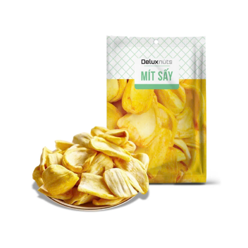 A-Deluxnuts 말린 잭프루트 40G (Mít sấy Deluxnuts gói 40g)