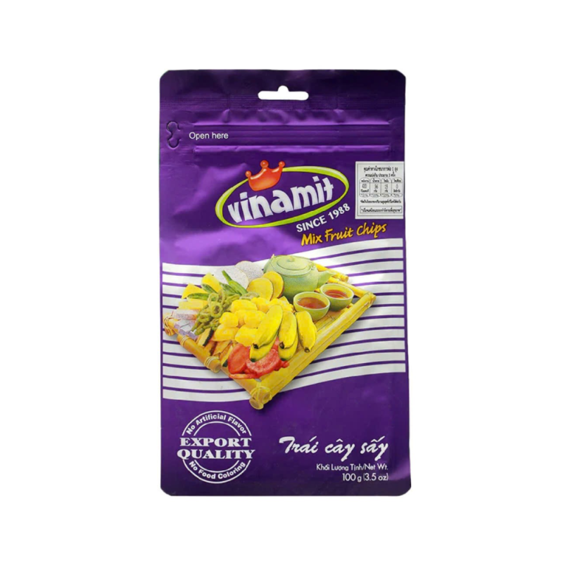 A-Vinamit 바삭바삭 말린 과일 100G (Trái cây sấy Vinamit 100g)