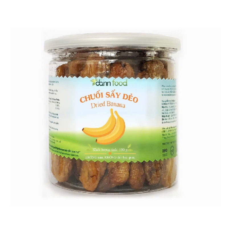 A-Dann Food 말린 바나나 330G (Chuối sấy dẻo Dann Food 330g)
