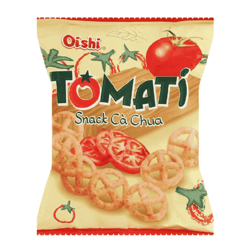 A-오이시 토마토 스낵 32g (Snack Oishi Tomati cà chua 32g)
