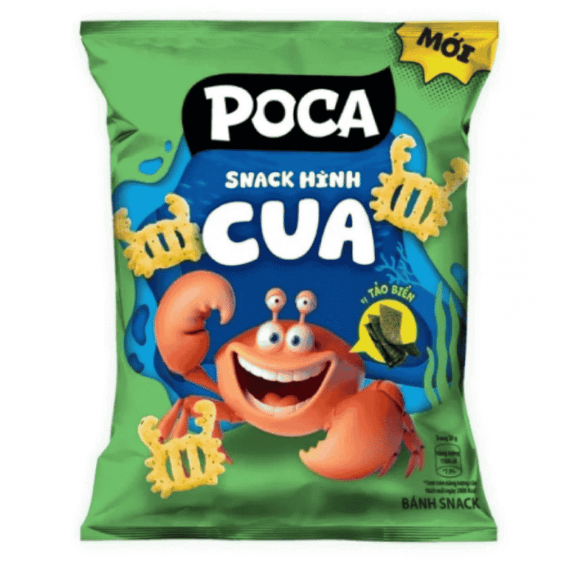 A-포카 크랩 스낵 (해초맛, 60g) (Snack cua poca vị tảo biển 60g)