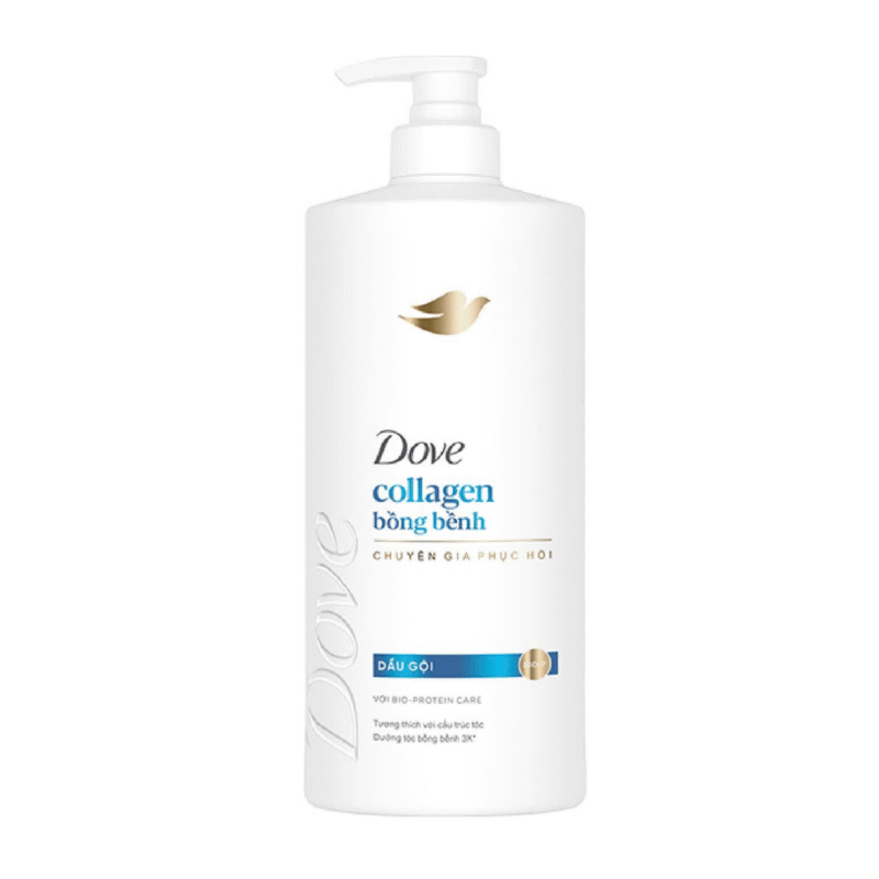 AL-도브 콜라겐 볼륨 샴푸 640g (Dầu Gội Dove Collagen Bồng Bềnh Chai 640G)