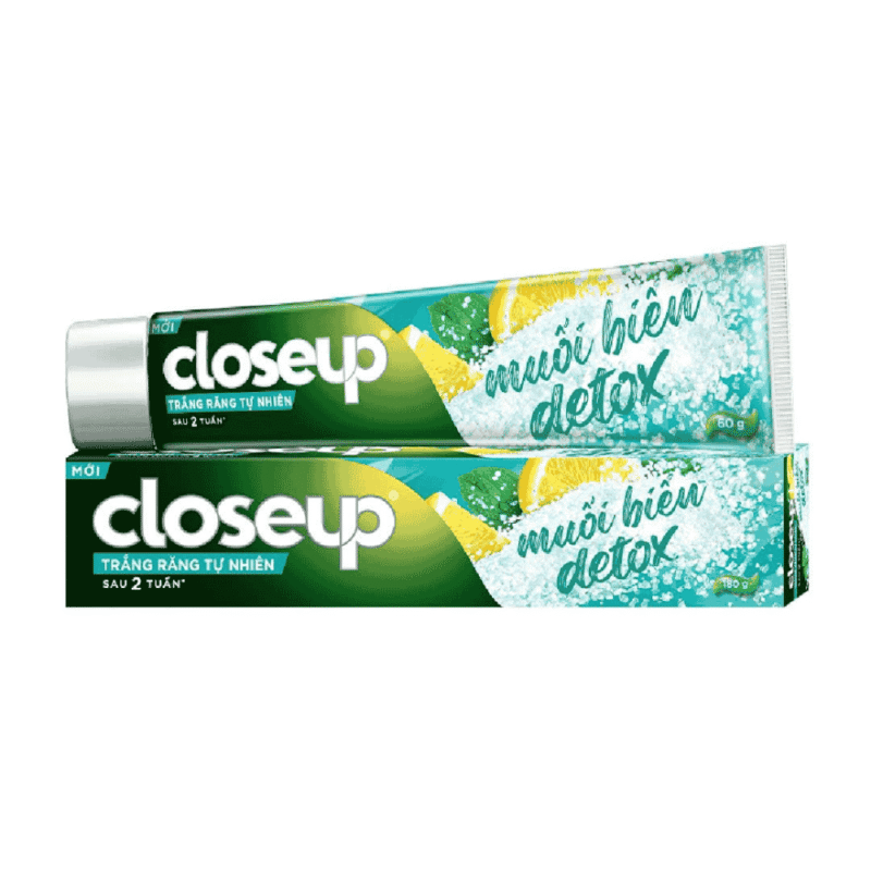 A-클로즈업 디톡스 씨솔트 치약 230g (Kem đánh răng Closeup Detox muối biển 230g)