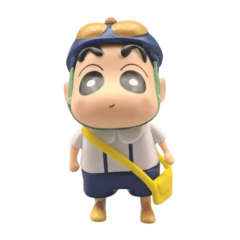 C-신짱 피규어, 학교 가는 모습, 10-11cm, 유치원생용 10cm (Mô Hình Shin cậu bé bút chì đi học 10 -11cm, Kindergarten 10cm)