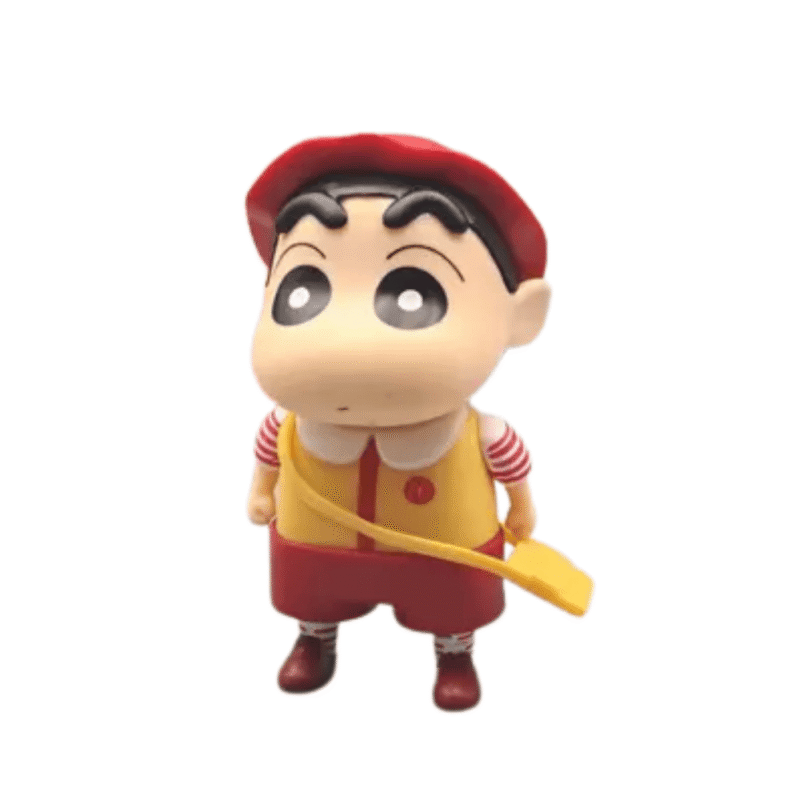 C-신짱 피규어, 학교 가는 모습, 10-11cm, 신 10cm (Mô Hình Shin cậu bé bút chì đi học 10 -11cm, Shin 10cm)