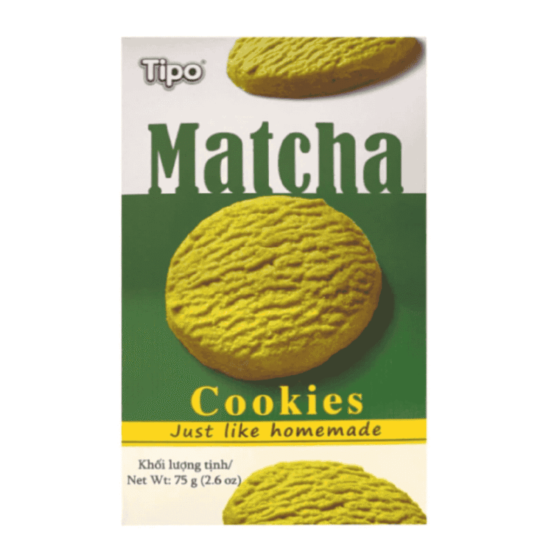 A-티포 녹차 비스킷 75g (Bánh Tipo trà xanh 75g)