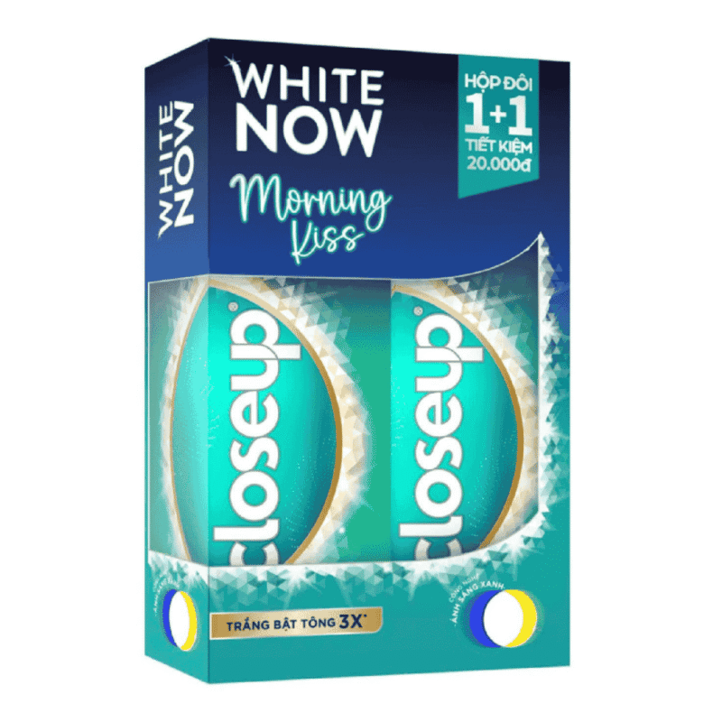 A-Lot 2 클로즈업 화이트 나우 모닝 키스 치약 100g (Lô 2 Kem đánh răng Closeup White Now Morning Kiss 100g)