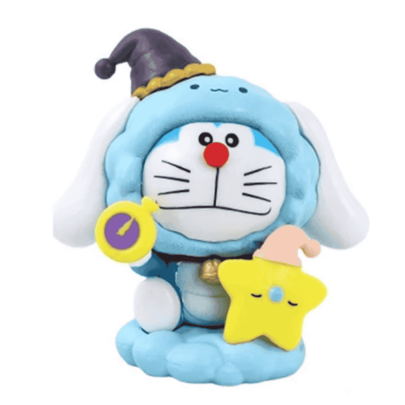 C-산리오 도라에몽 2B 모델, 도라에몽 피규어, 선물, 블라인드박스 (Mô hình DORAEMON SANRIO 2B,mô hình Doraemon, quà tặng, blindbox)