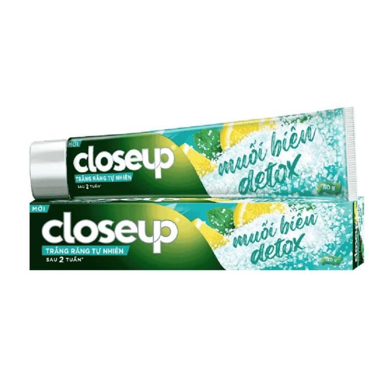 A-클로즈업 디톡스 씨솔트 치약 180g (Kem đánh răng Closeup Detox muối biển 180g)