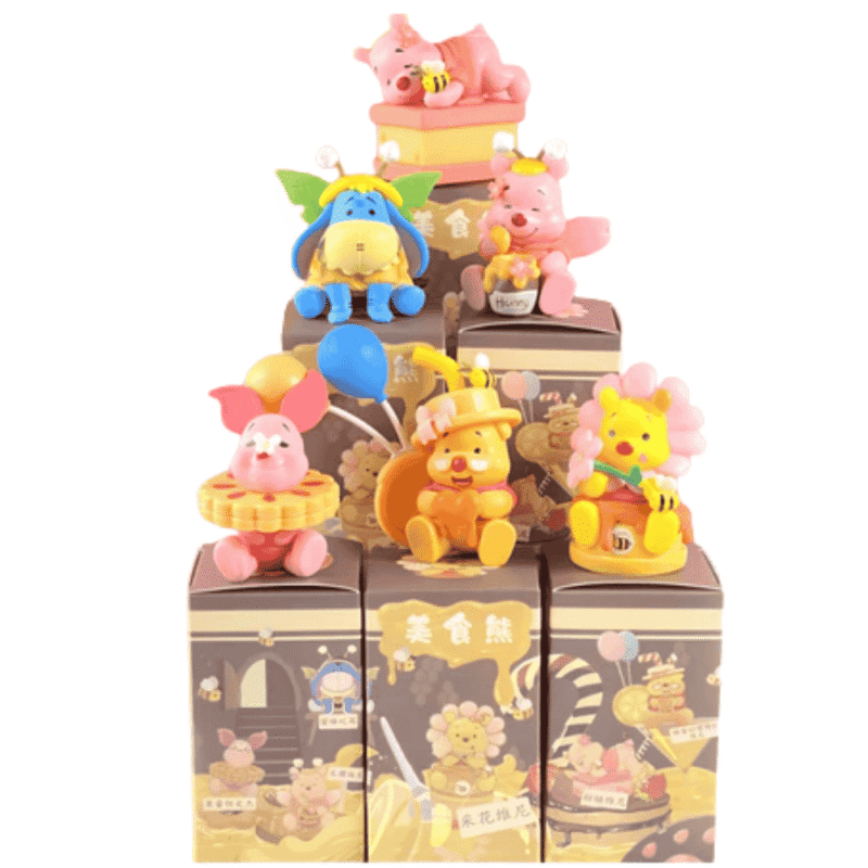 C-블라인드박스 푸우 모델 (랜덤 1개입) (Blindbox/Hộp mù Mô hình POOH 1 hộp ngẫu nhiên)