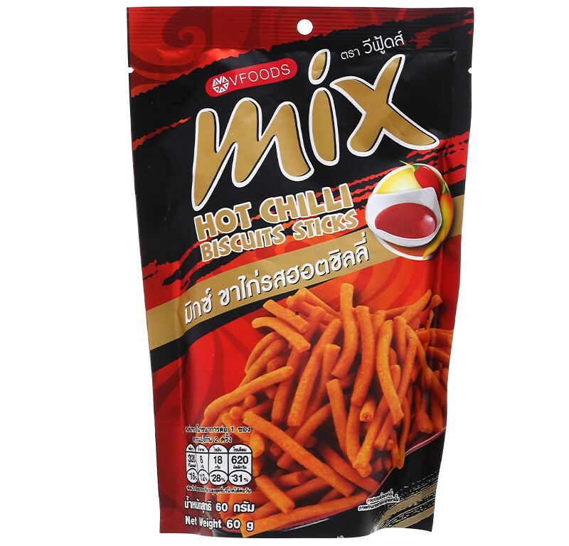 A-Mix 과자 매운맛 50G (Bánh que Mix vị ớt  50G)