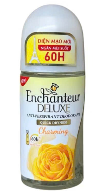 인챈터 디럭스 차밍 데오드란트 롤온 50ml (Lăn khử mùi Enchanteur Deluxe Charming 50ml)