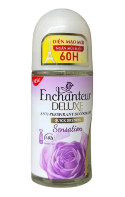 인챈터 디럭스 센세이션 데오드란트 롤온 50ml (Lăn khử mùi Enchanteur Deluxe Sensation 50ml)