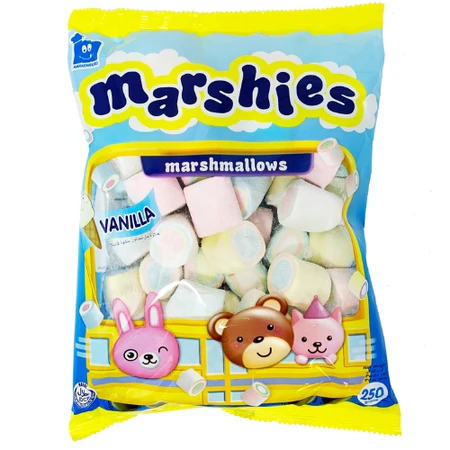 L-마시멜로 마쉬즈 마켄버그 바닐라 맛 250g (Kẹo Marshmallow Marshies Markenburg vị vani 250G)