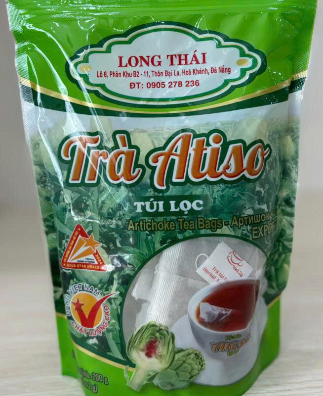 롱타이 아티소차 200g - 2g × 100개입 (Trà Atiso Long Thái 200g - 100 gói * 2g)